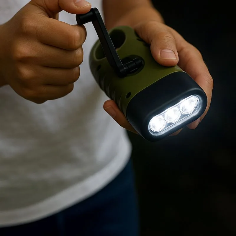 1+1 GRATIS FlinQ Solar Opwindbare Noodzaklampen