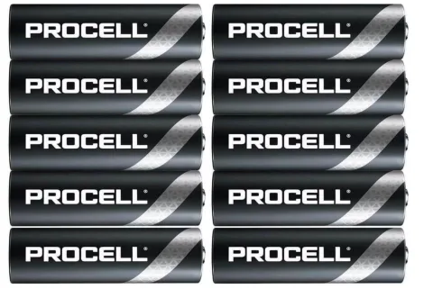 10 Duracell Procell Batterijen - AA