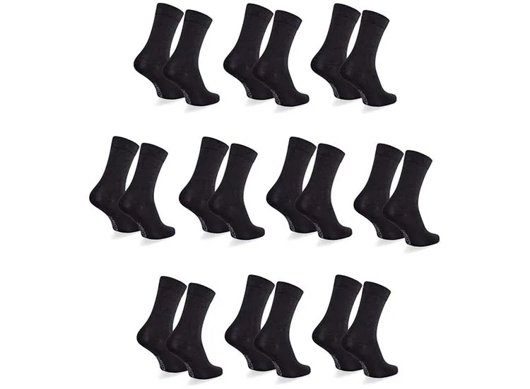 10 Paar Cappuccino Heren Sokken - Bamboe Casual Sokken