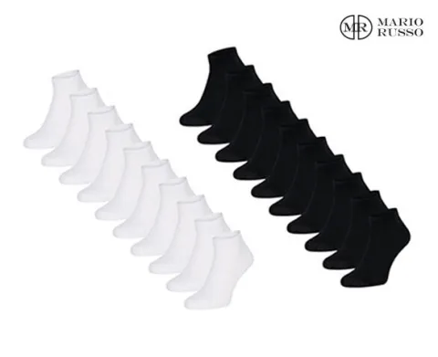 10-Pack Mario Russo Sneaker Sokken