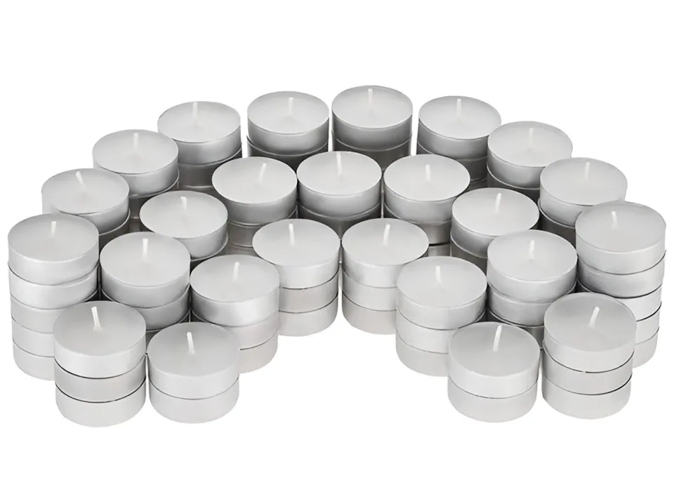 120x Theelichtjes - Waxinelichtjes - Ca. 4 Uur - Paraffinekaarsen