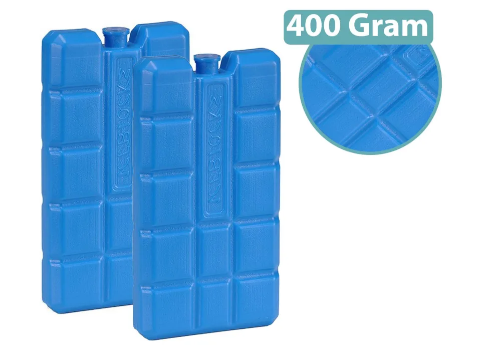 2 HI Koelelementen - 400 gram - 16 x 9 x 3,2 cm