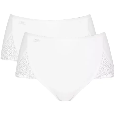 2-Pack Sloggi Pure Sense Luxe-Maxi-Wit-38