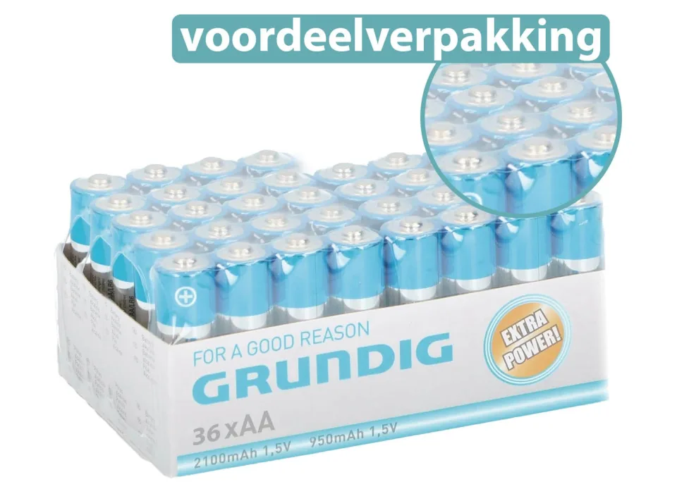 36 Grundig Batterijen - AA