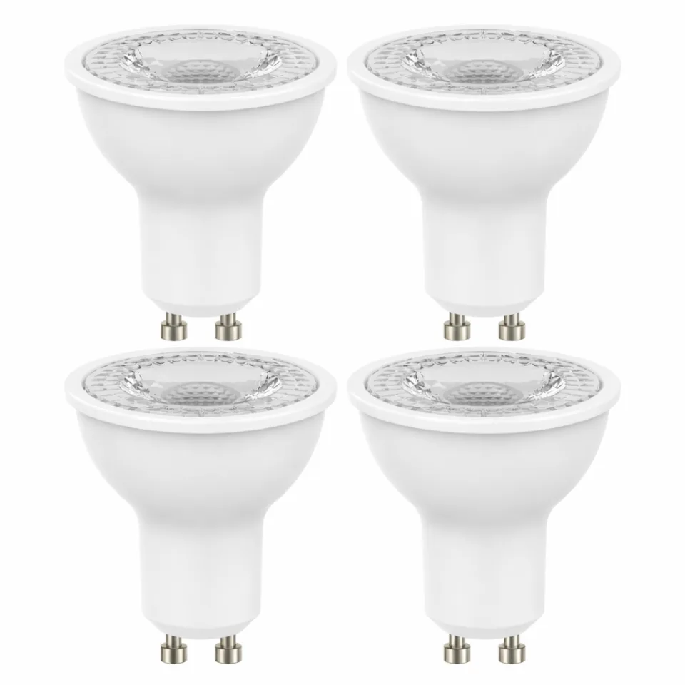 4 Prolight LED Spots - 4.5W - 345 lumen - warm wit - GU10