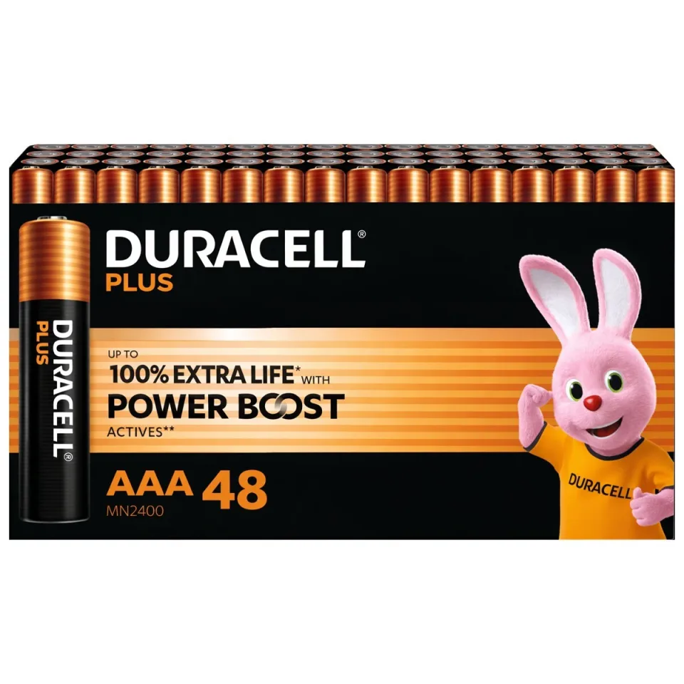 48 Stuks Duracell Plus Powerboost Alkaline Batterijen