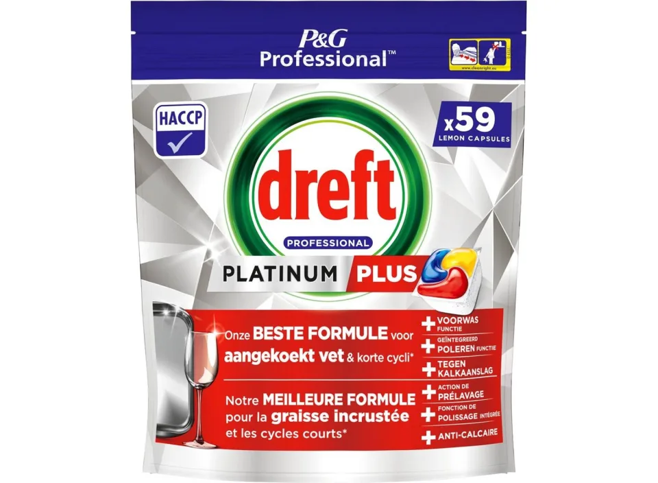 59 Dreft Platinum Plus vaatwastabletten - Lemon