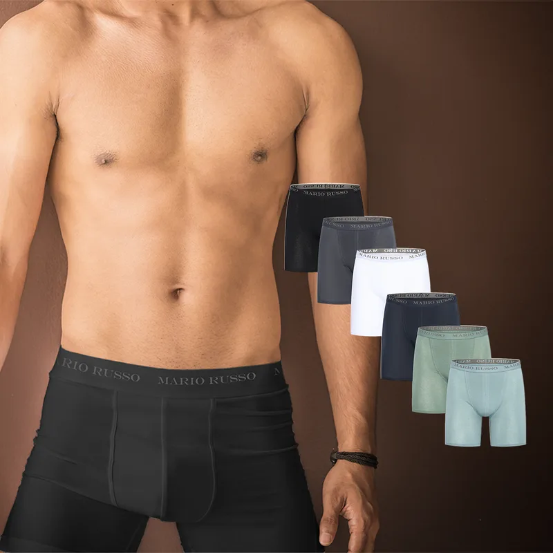 6-Pack Mario Russo Longfit Premium Boxers