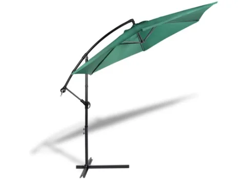 909 Outdoor Hangende Parasol 300cm - Donkergroen