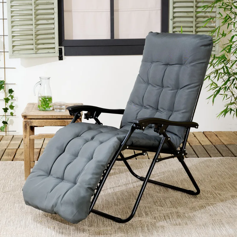 909 Outdoor Premium Ligstoel met Kussen