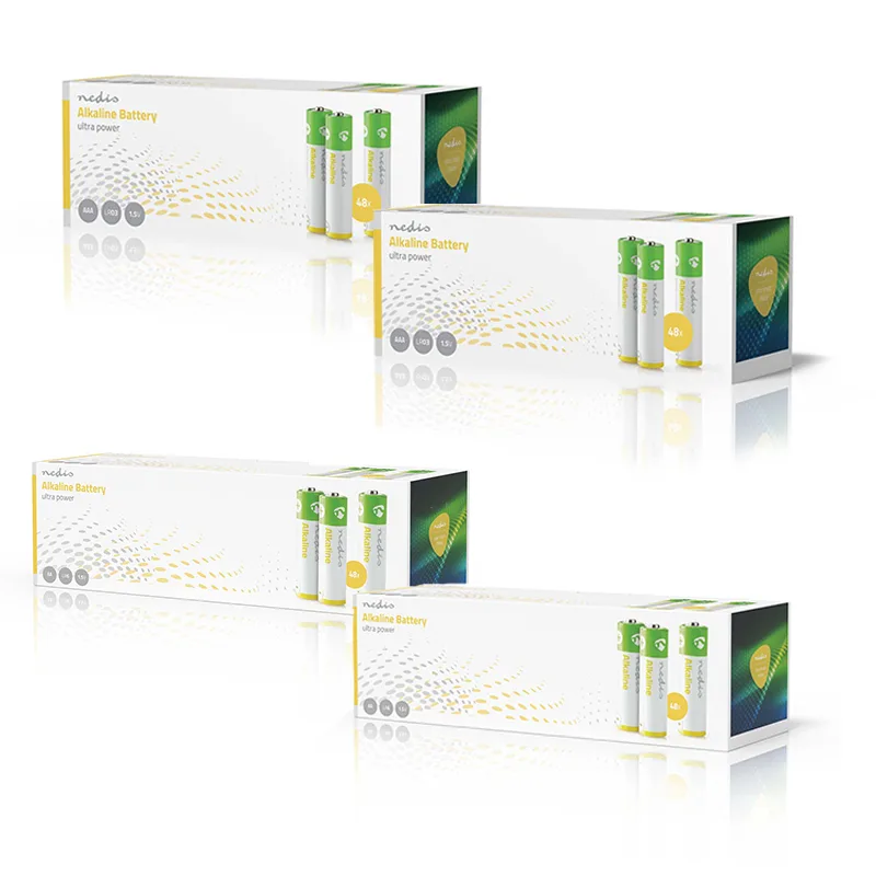 96 Stuks Nedis AA/AAA Alkaline batterijen