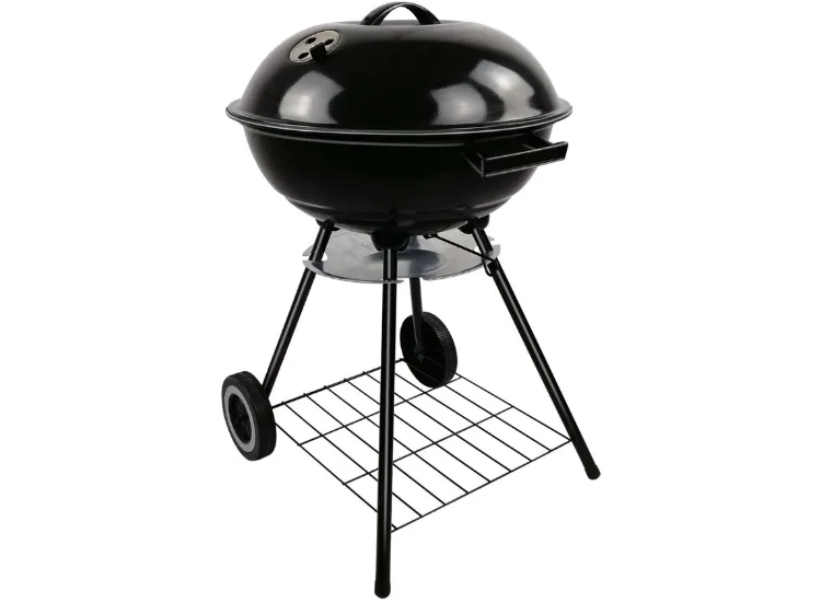 Alpina Houtskool BBQ - 43 cm Grillrooster - Kogelbarbecue met Deksel - Barbecue