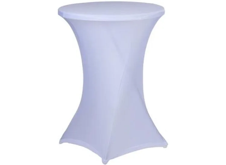 Alpina Tafelrok Statafel - Wit - Hoes voor statafel - Ø90cm