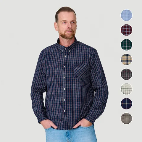 American Flannel Poplin Overhemd