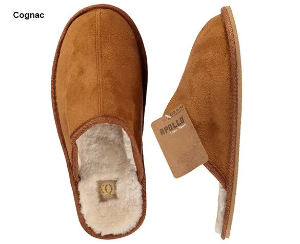Apollo Pantoffels-Heren -Cognac-41/42