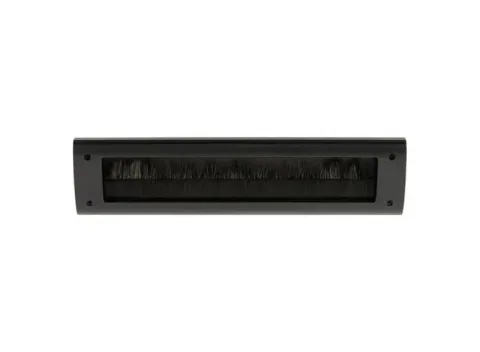 Avenue Brievenbus Briefplaat Binnen Zonder Klep - Kunststof - Zwart - 35x12x4cm