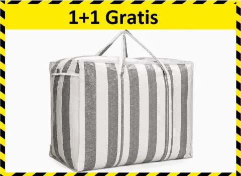 Boodschappentas 83,5 L - Shopper met Rits - Verstevigde Bodem - 1+1 Gratis