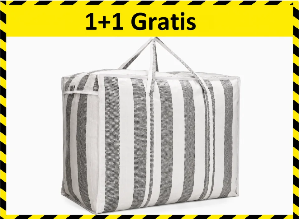 Boodschappentas 83,5 L - Shopper met Rits - Verstevigde Bodem - 1+1 Gratis