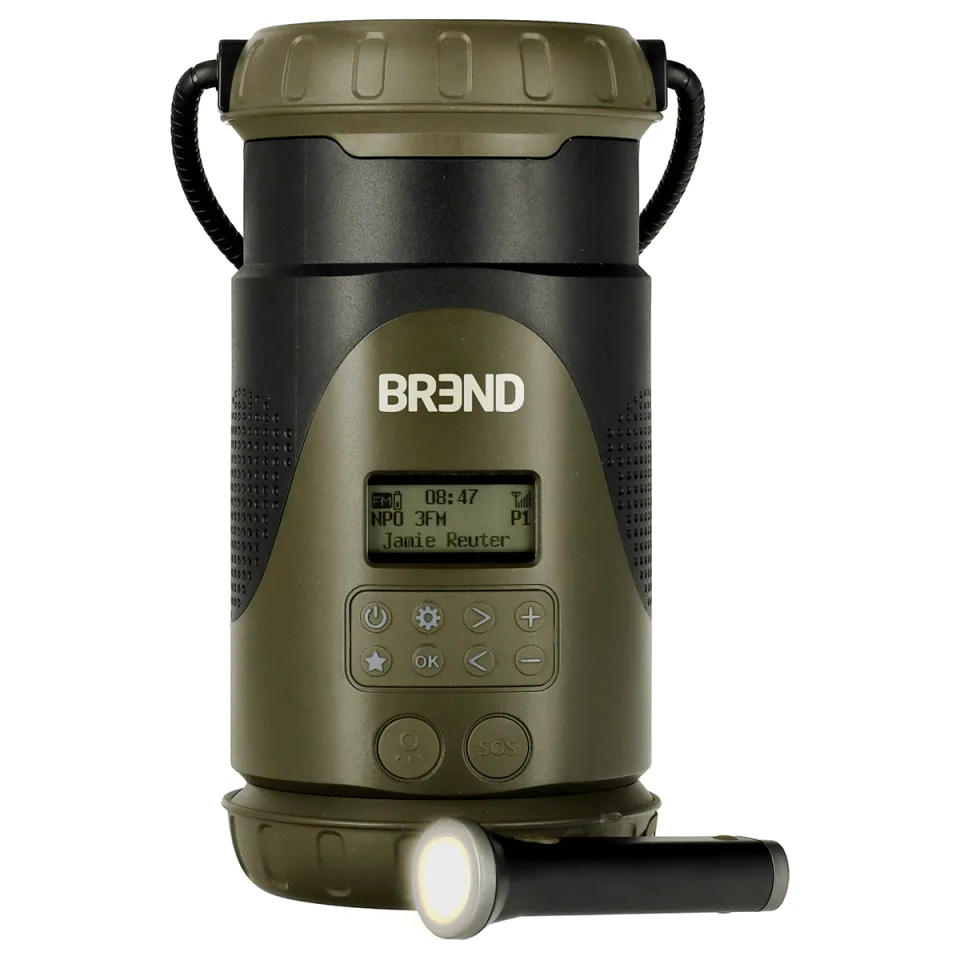 BREND BR-2245 Solar Lantaarn met Noodradio