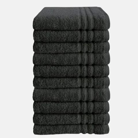 Byrklund Handdoek 50x100 cm 500gram Antraciet - 10 stuks