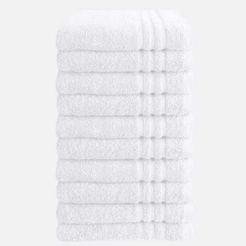 Byrklund Handdoek 50x100 cm 500gram Wit - 10 stuks