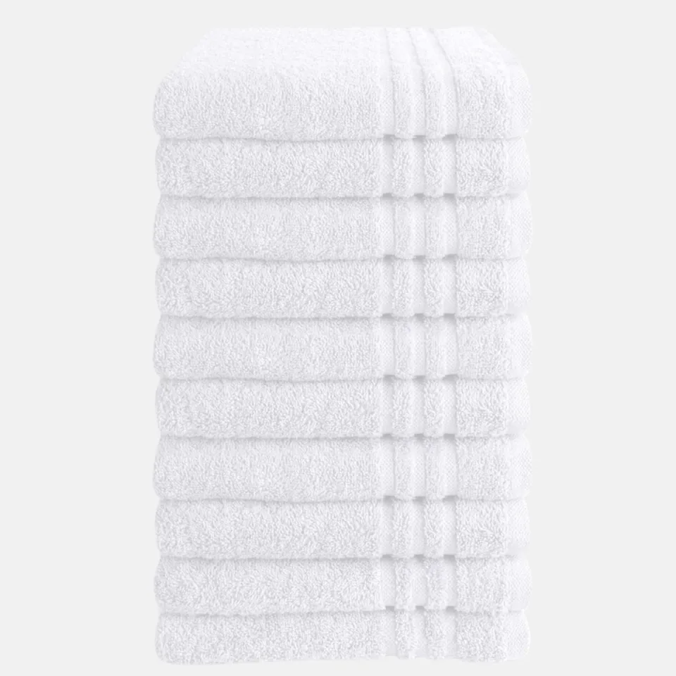 Byrklund Handdoek 50x100 cm 500gram Wit - 10 stuks