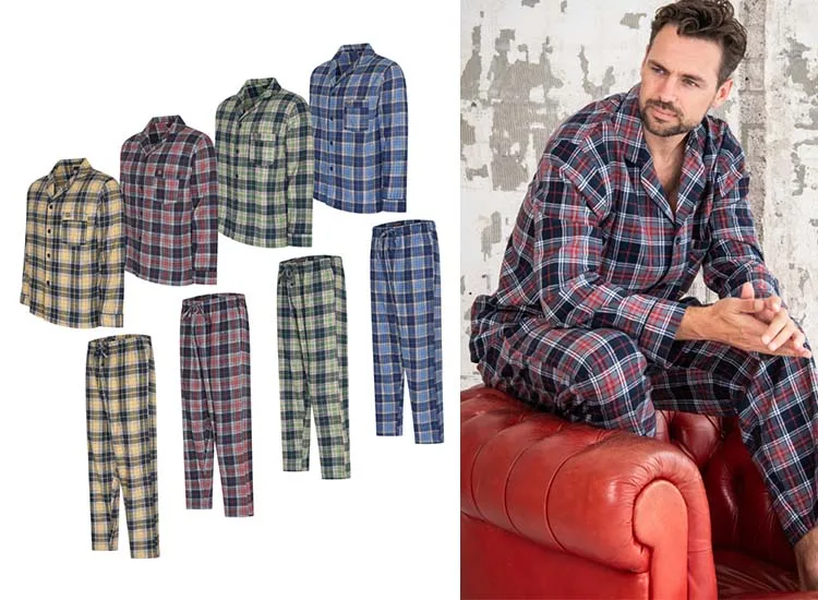 Cappuccino Heren Pyjama Set Alba