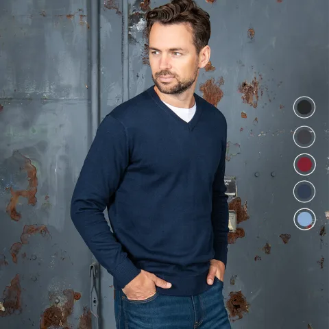 Cappuccino Isidoro Pullover V-hals