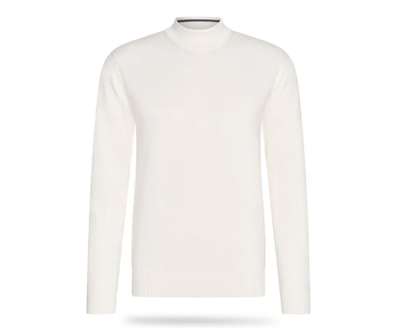 Cappuccino Kosmo Turtleneck Trui-Gebroken Wit-XXL
