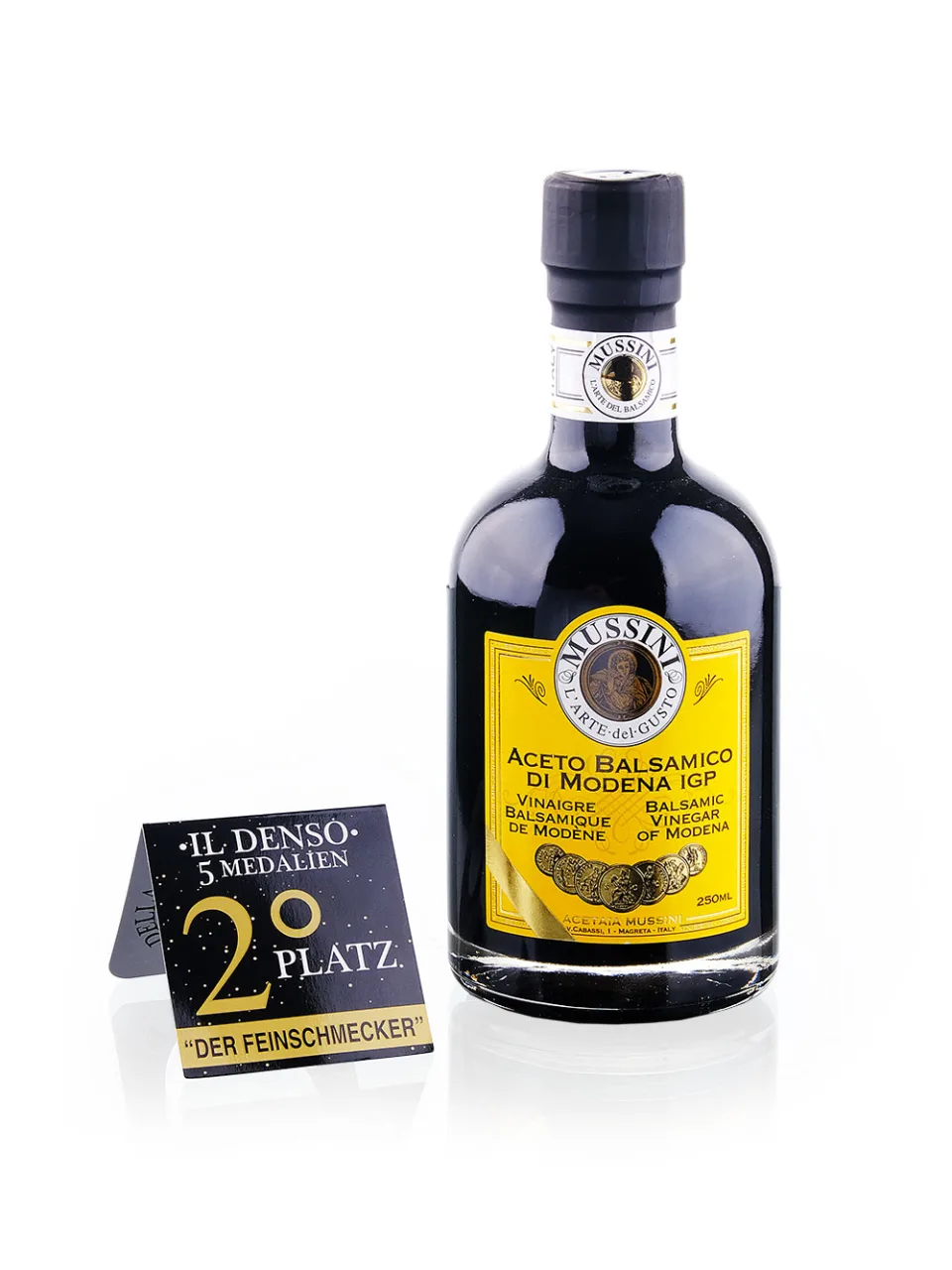Casa Mussini - aceto balsamico di Modena - 15 jaar oud (voorheen Gran Moro) .