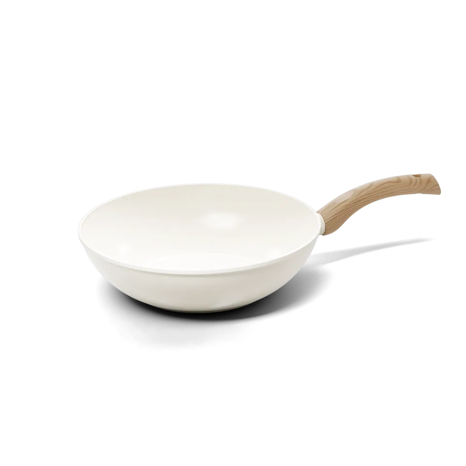 Cook & Pan - wok - Ivory - 30 cm .