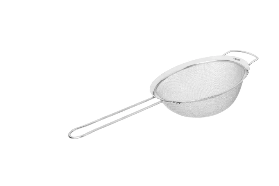 Cookai - fijne zeef met dubbel gaas - RVS - 20 cm .