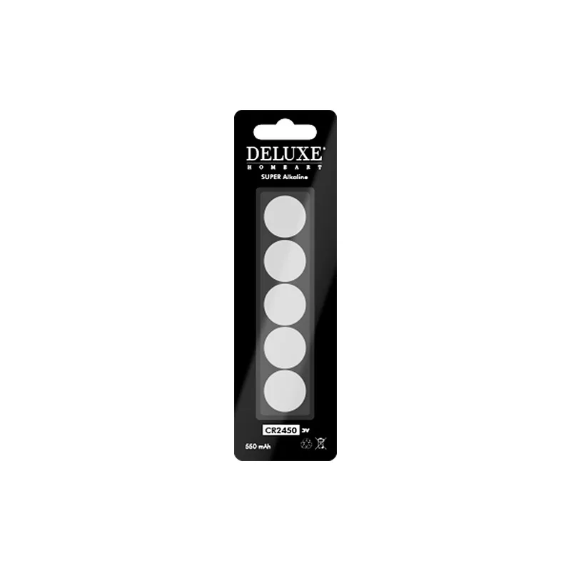 Deluxe Homeart - batterij CR2450 - 5 stuks .