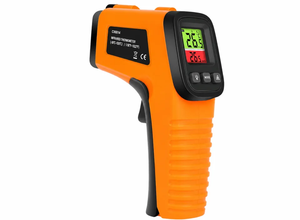 Fedec Infrarood Thermometer Ir Warmtemeter - Lcd Display