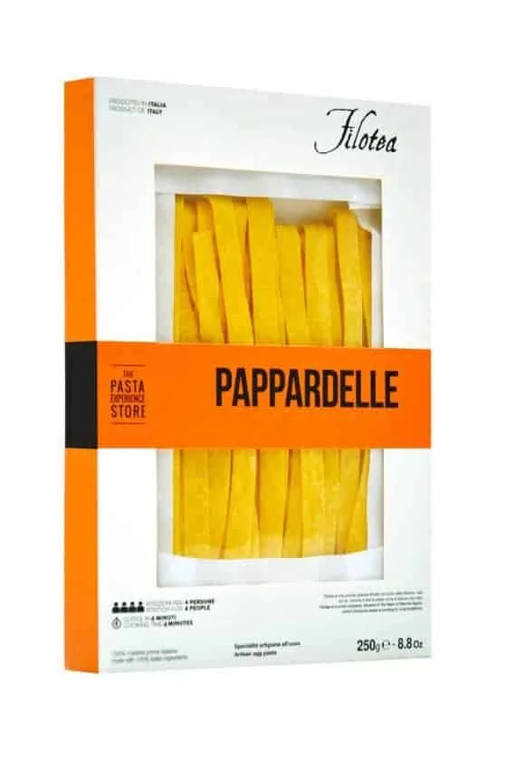 Filotea - eierpasta pappardelle - 250 gram .