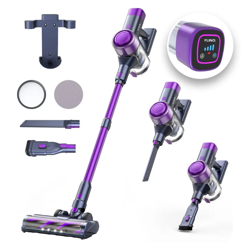 FlinQ V12 PRO Draadloze Steelstofzuiger