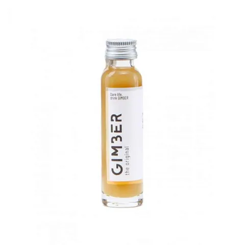 Gimber - shotje biologische gemberdrank - alcoholvrij - 20 ml .