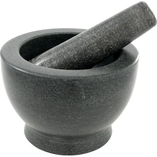 Granieten Vijzel - Zwart - 15 x 9,5 cm