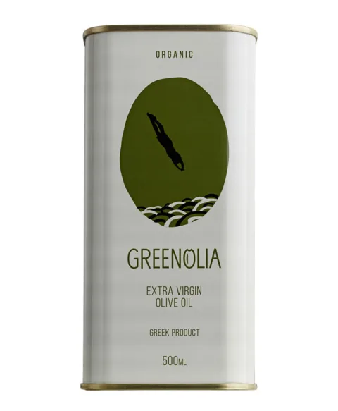 Greenolia - Griekse extra vierge olijfolie Organic - 500 ml .