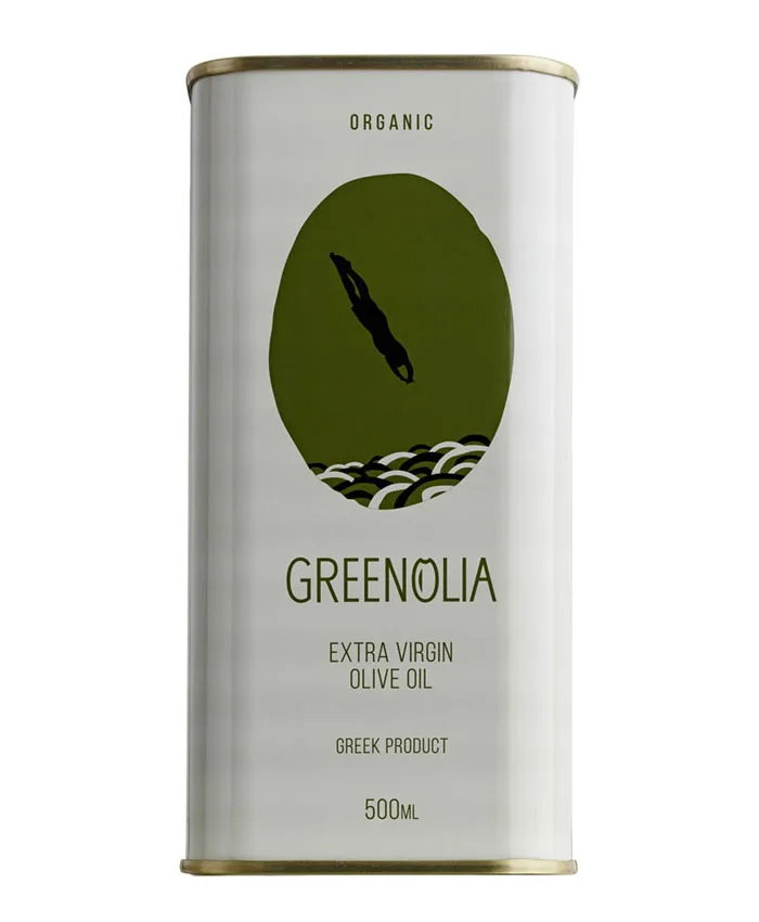 Greenolia - Griekse extra vierge olijfolie Organic - 500 ml .