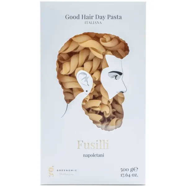 Greenomic - Good Hair Day Pasta - fusili napoletani - 500 gram .