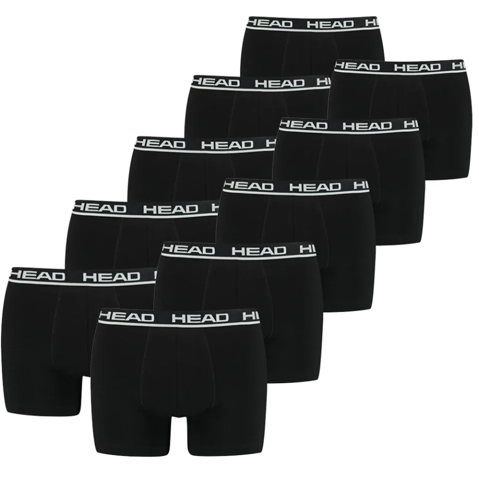 Head boxershorts black 10-Pack-S