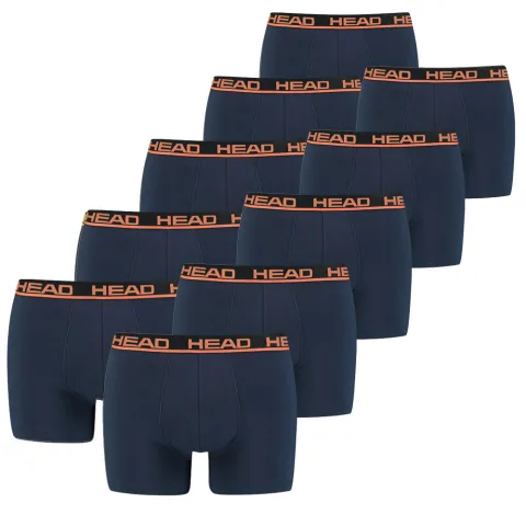 Head boxershorts Orange/Peacoat 10-Pack-S