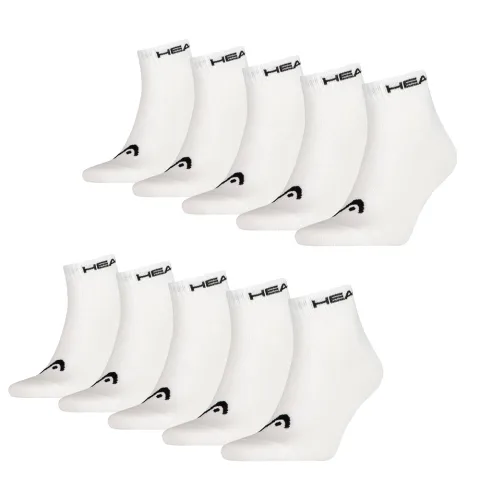 Head Quarter sokken 10-pack Wit-39/42