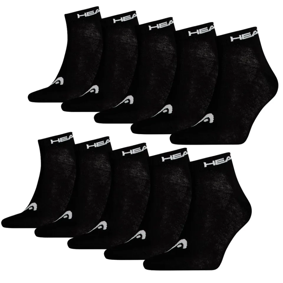Head Quarter sokken 10-pack Zwart-35/38