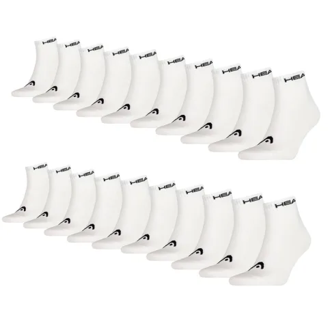 Head Quarter sokken 20-pack Wit-39/42