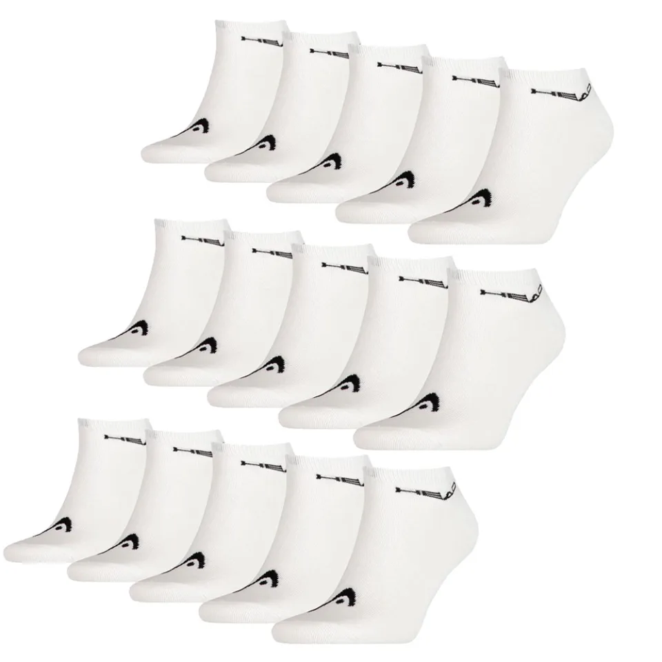 Head Sneaker sokken 15-pack Wit-39/42