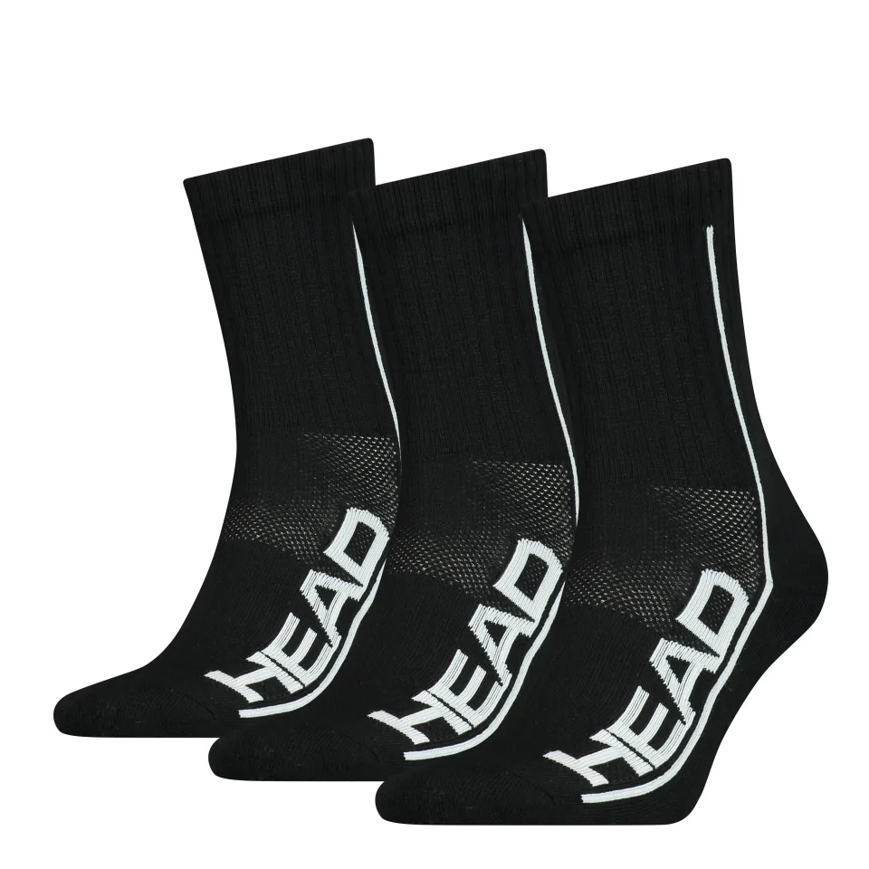 HEAD Sokken Performance Short Crew 3-pack Zwart-35/38