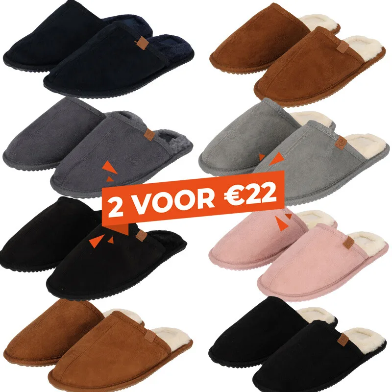 Heat Essentials Suède Sloffen