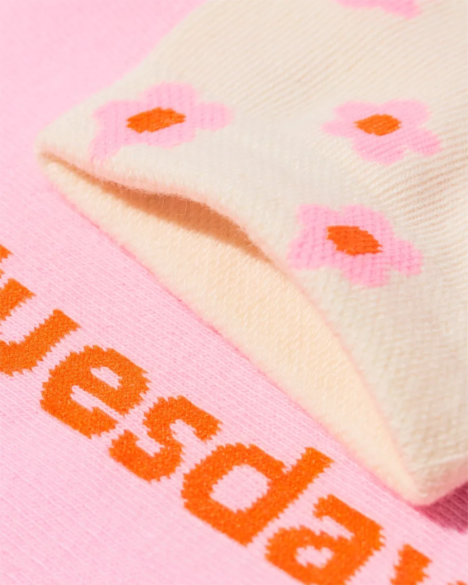 HEMA Cadeauset sokken bloem maat 36-41 - 7 paar